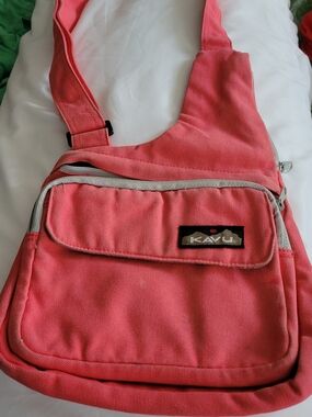 Kavu Coral Pink Crossbody Sling Bag